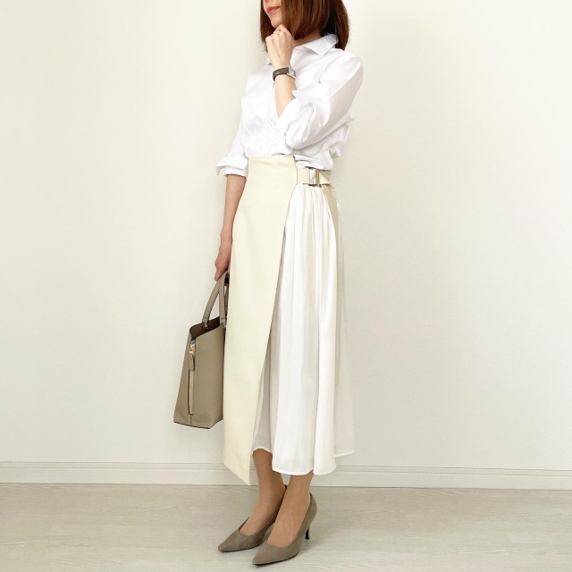 40代にちょうどいい“甘さ”が手に入るスカートの着こなし方は?美女組の最旬スカートコーデまとめ|美女組Pick-up!_1_4