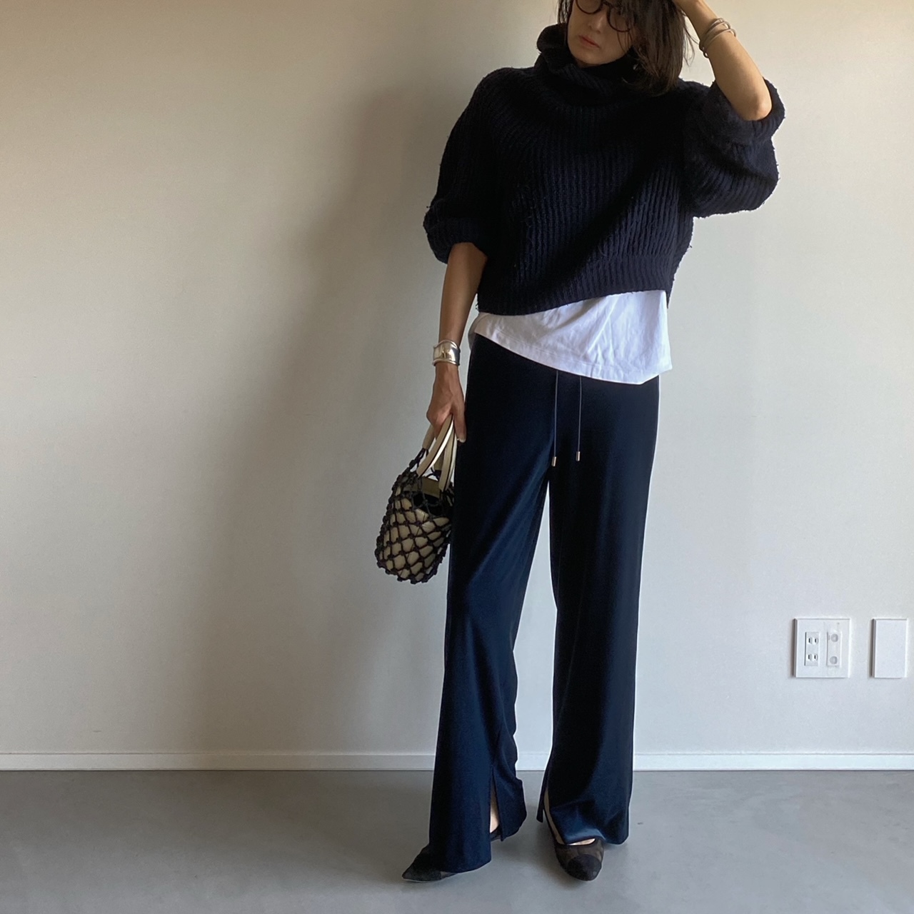 ベロアパンツ