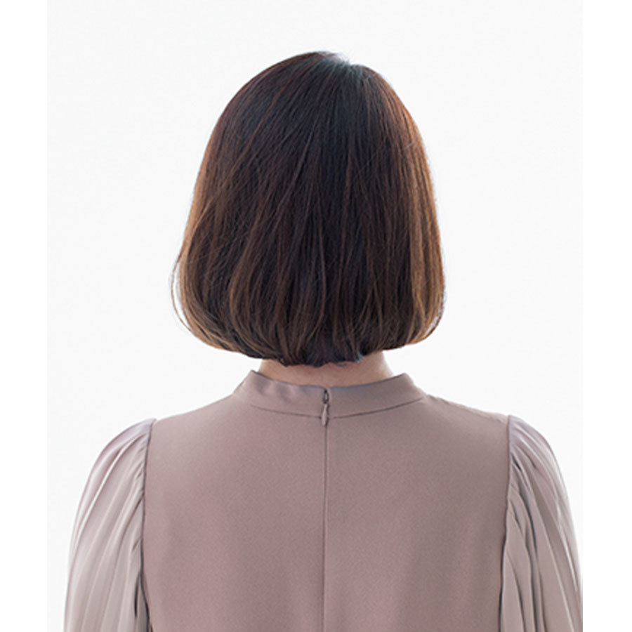 後ろから見た人気ボブヘアスタイル2位の髪型
