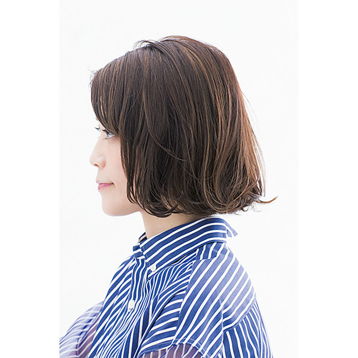 横から見た人気ボブヘアスタイル3位の髪型