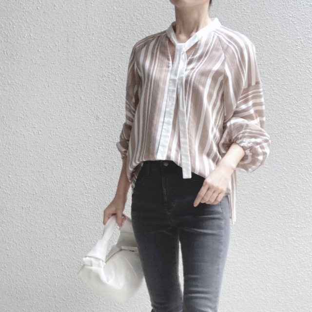 この春のHIT服「シャツ」をアラフォーはこう着る!最旬シャツコーデまとめ|40代ファッション_1_32