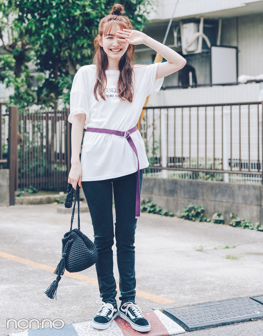 スキニーデニムの細見え名品5選 無敵のスタイルアップコーデも見せます Non No Web ファッション 美容 モデル情報を毎日お届け