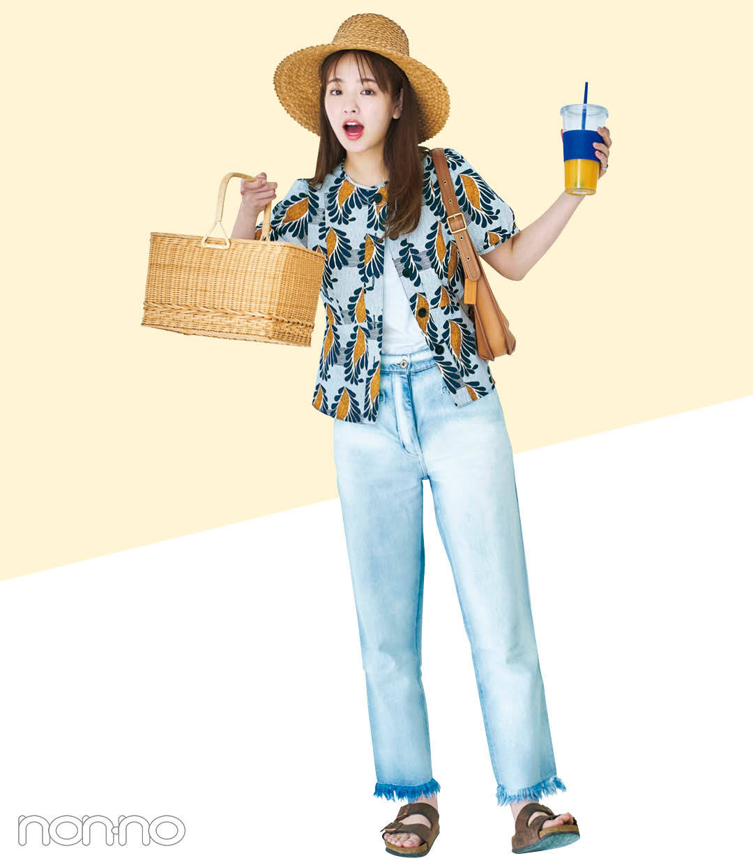 横田真悠の夏私服1週間コーデday3