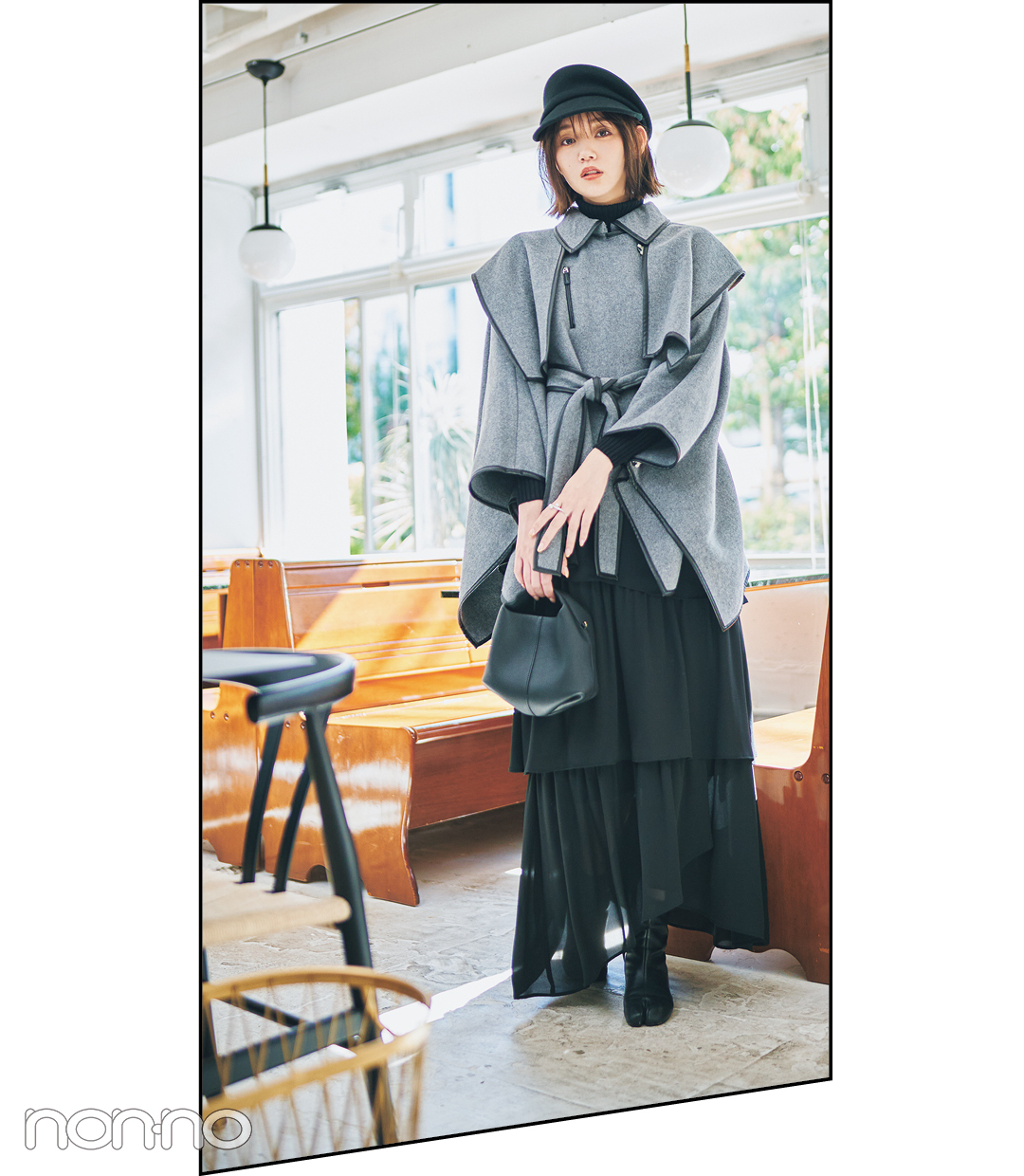 ノンノモデルの冬私服-江野沢愛美のモデルカット2-1