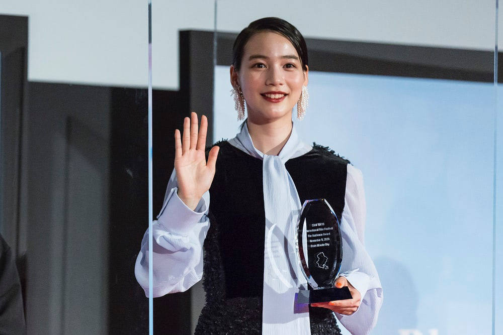 主人公のみつ子を演じたのん(Yuichi Yamazaki/Getty Images)