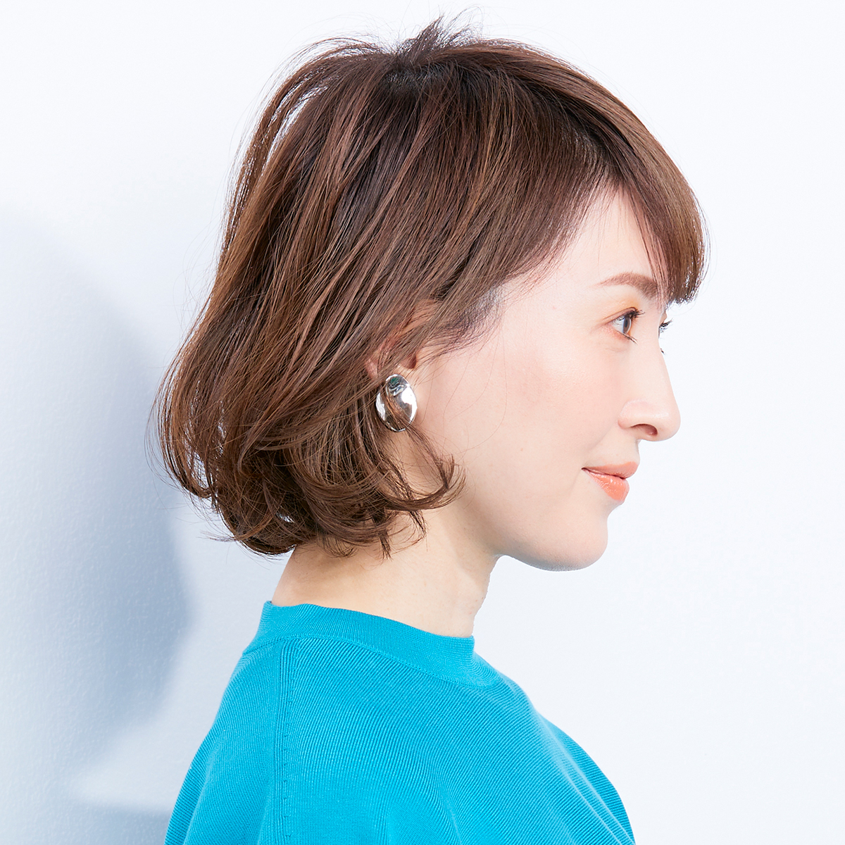 横から見た人気ボブヘアスタイル7位の髪型