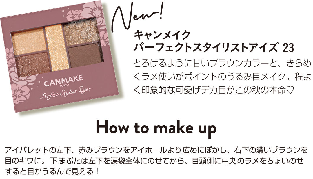 こっくりブラウンパレットでオトナ可愛く目力UP!_1_5