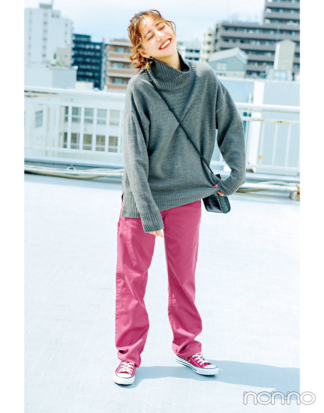 新木優子の冬はゆるニットがイチ推し! 最新コーデ4選★_1_2