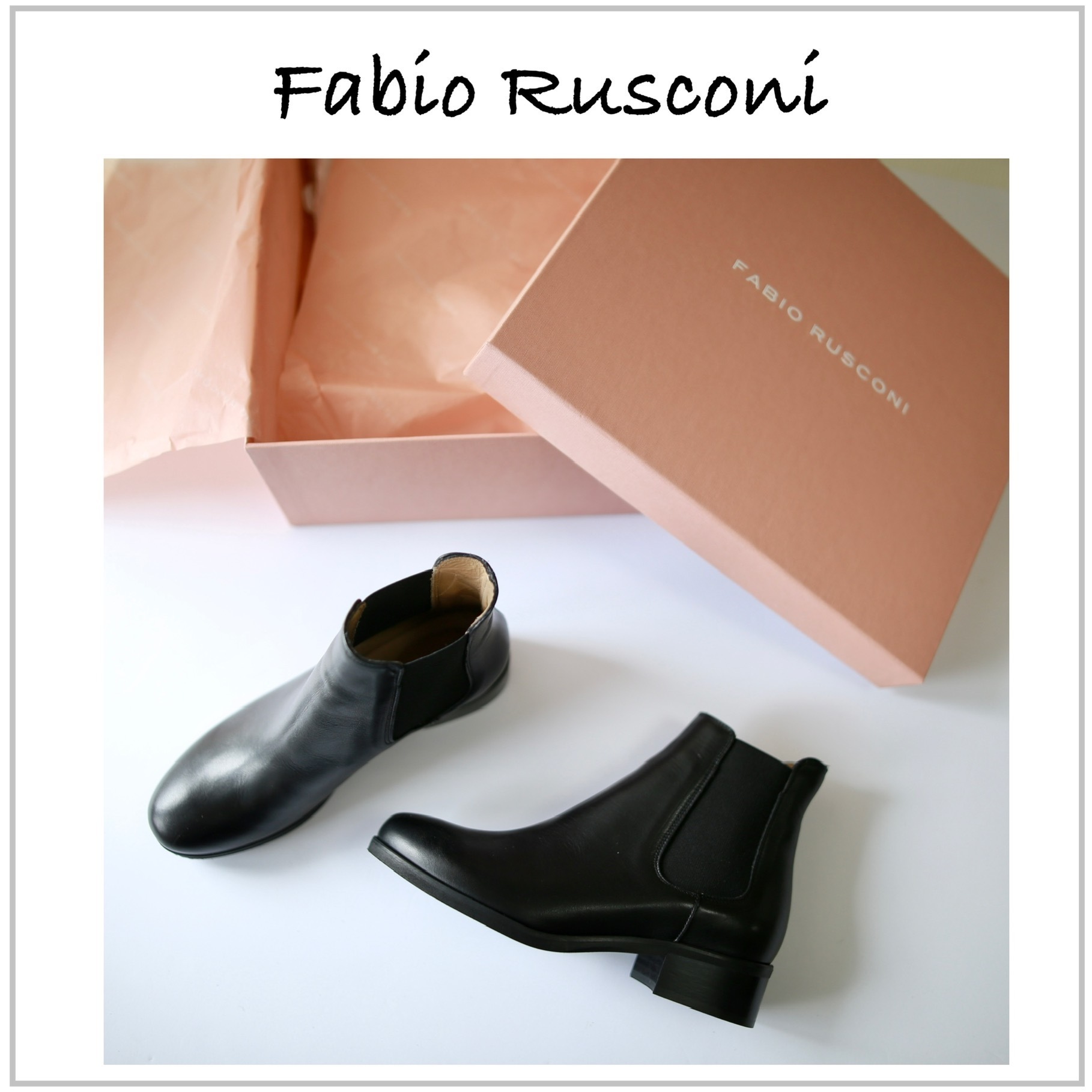 【 FABIO RUSCONI 】サイドゴアブーツ