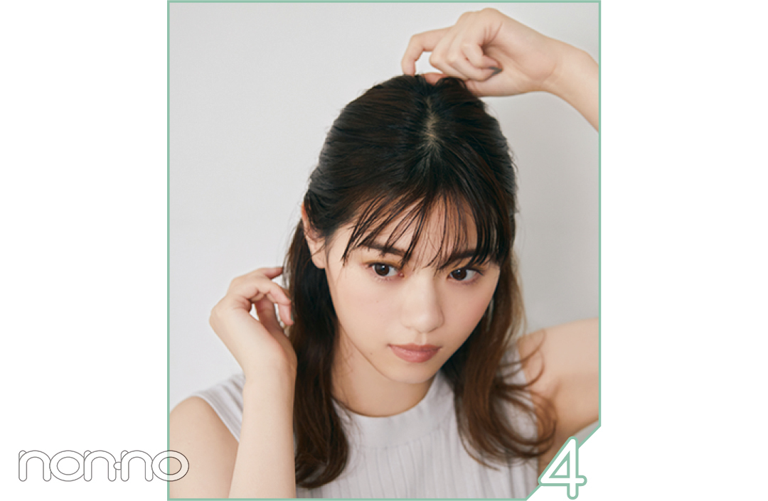西野七瀬のトップス×盛れるヘアアレカット3-6
