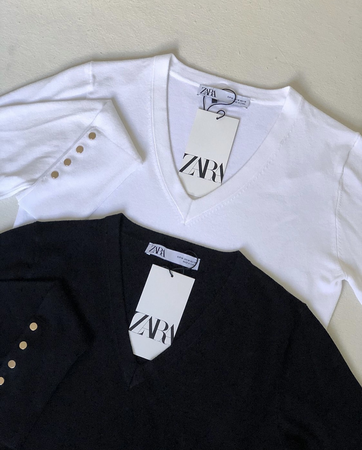Zara ｖネックニット白黒買い 華組 一色華菜子のブログ 華組ブログ Web Eclat