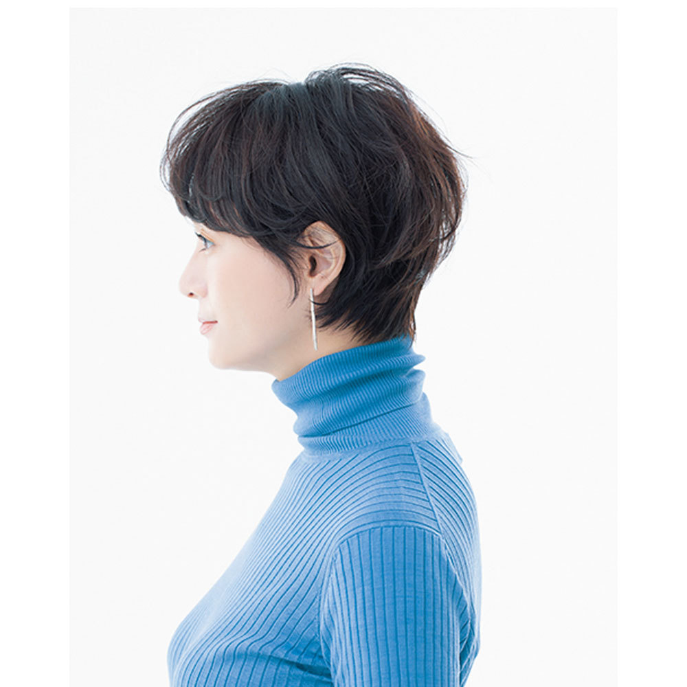 横から見た人気ショートヘアスタイル1位の髪型