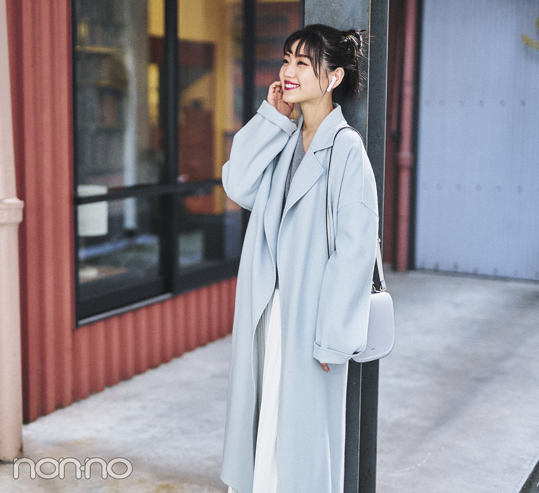 【佐々木美玲&横田真悠のトレンドタイムライン着回し⑤】ナチュラルな女っぽコーデが気分♡ お気に入りSONGも教えます!_1_3
