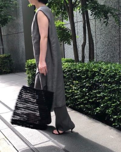 E by eclat リネンノースリーブチュニック ¥19,800