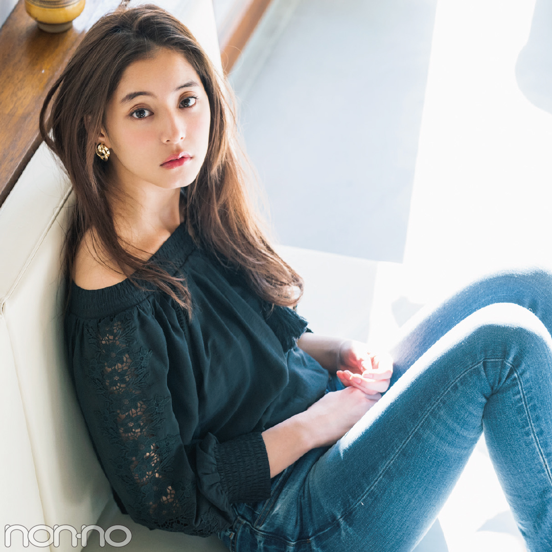 透けすぎてエロいのはng 黒 ネイビーの程よい肌透けレーストップス７選 Non No Web ファッション 美容 モデル情報を毎日お届け