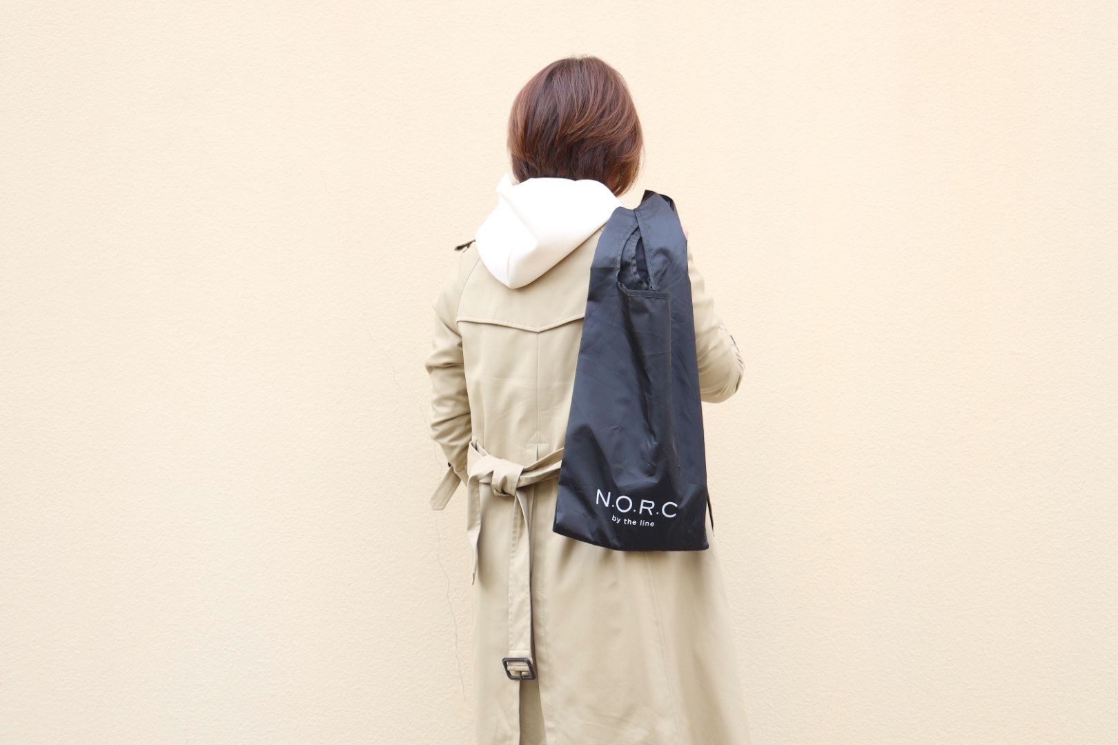 毎日のお買い物に重宝な「N.O.R.C×エクラ」黒ショッパーBAG ♪_1_1