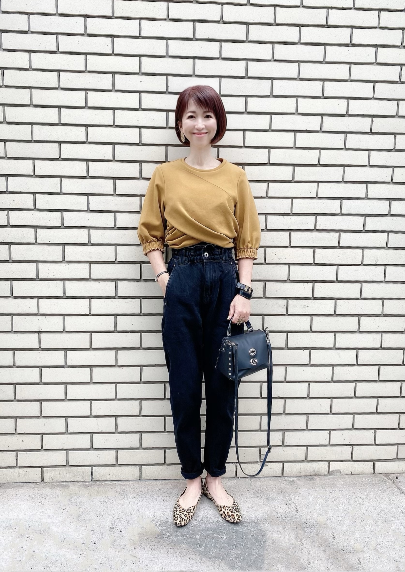ZARAのハイウエストデニム