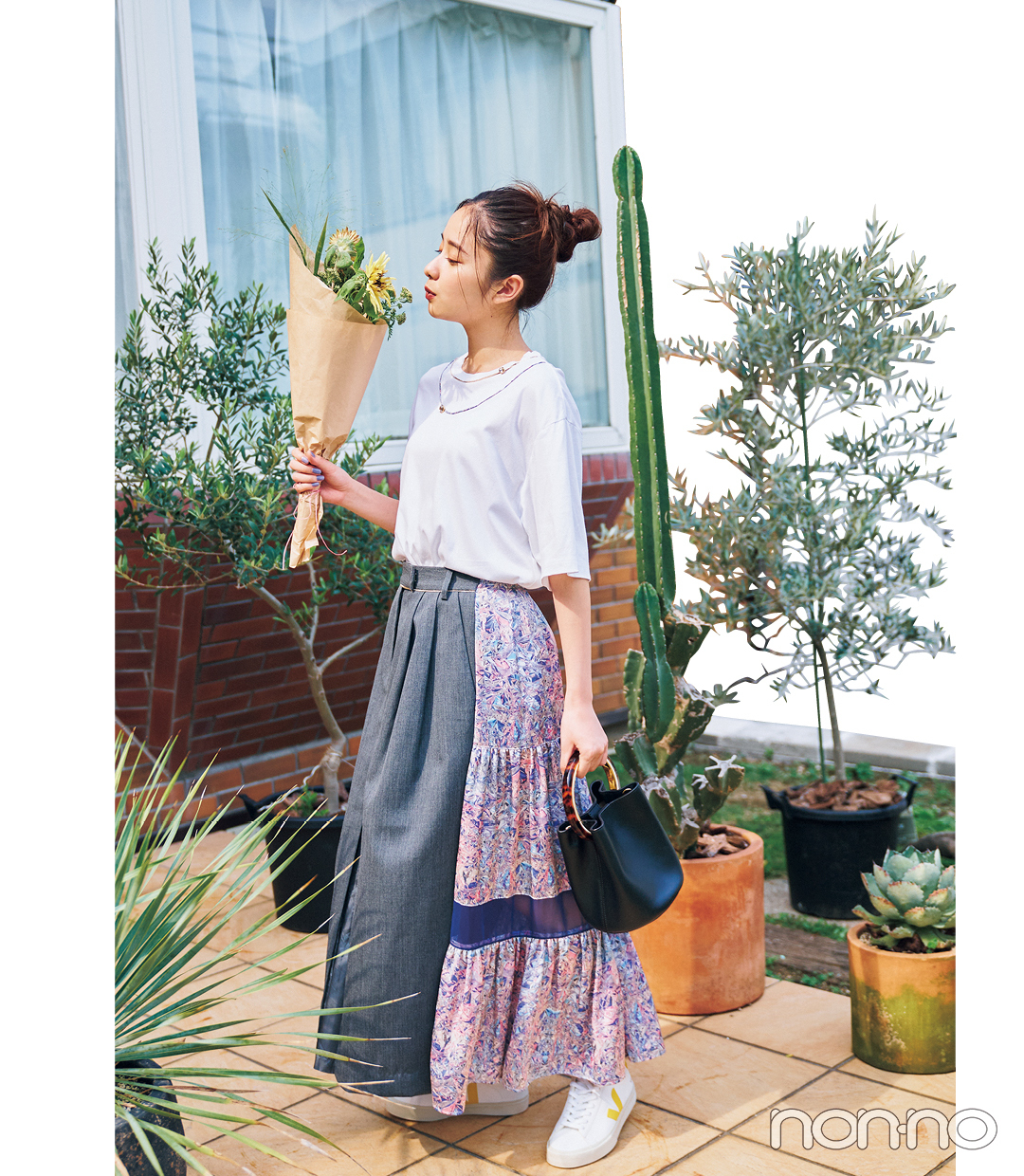 堀田真由の夏私服1週間コーデday7
