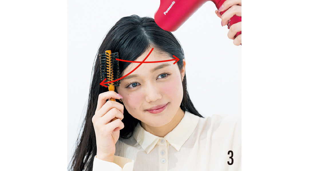 ヘア崩さない女子の”うねらない”前髪ブロー&スタイリング超ていねい解説!_1_6