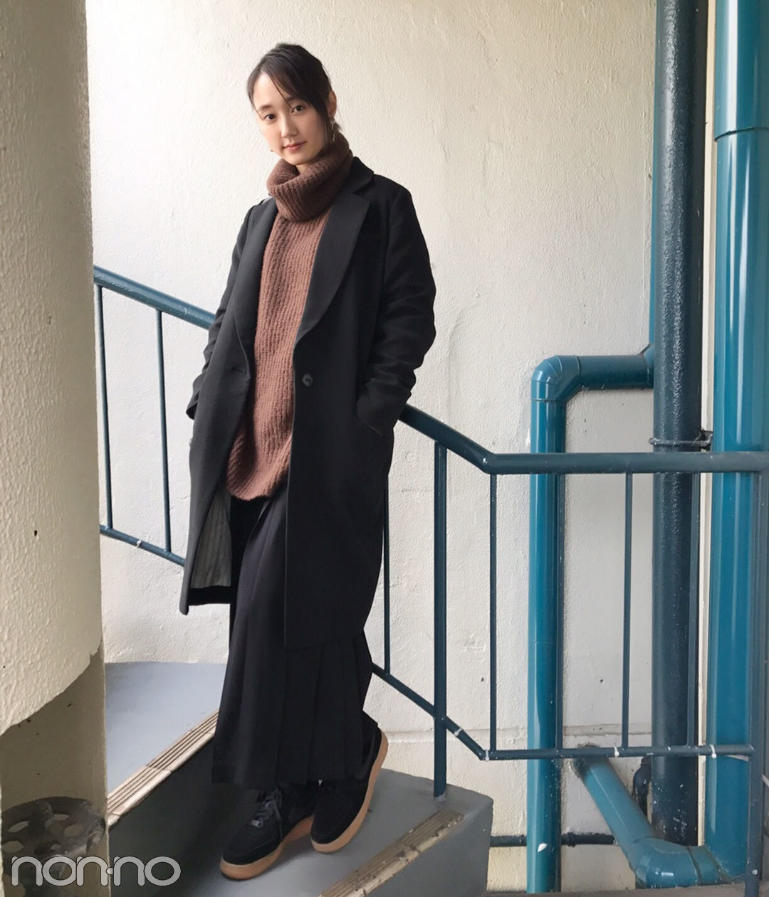 鈴木友菜、冬はDHOLICのプリーツスカートコーデが気分!【モデルの私服】_1_1