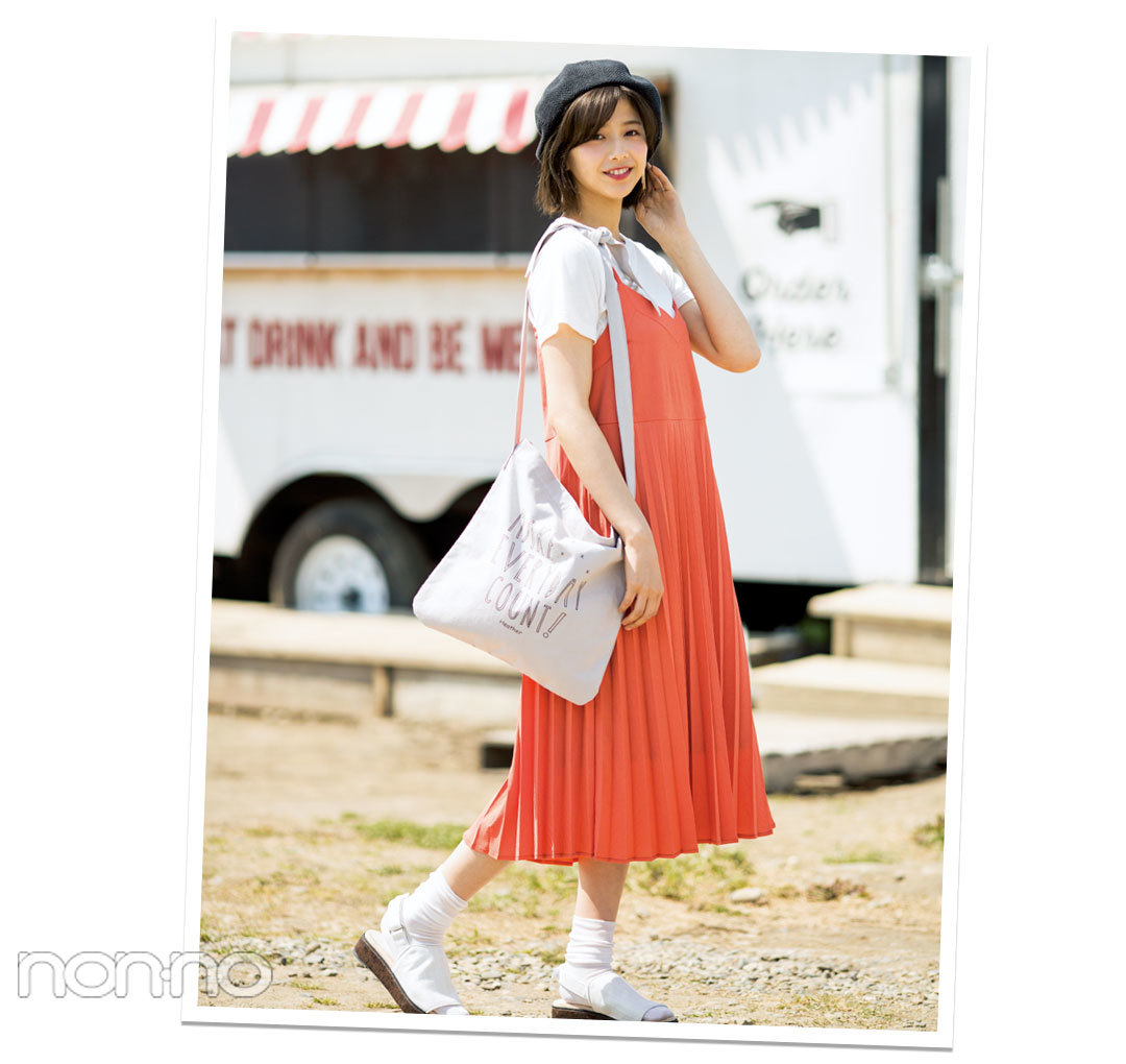 新ノンノモデル渡邉理佐(欅坂46)がナビ★トレンド夏カゴ&夏バッグ13_3_3