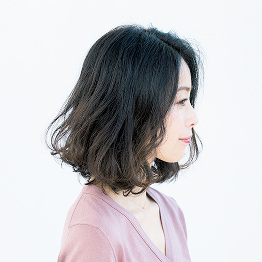 横から見た 人気ヘアスタイル9位の髪型