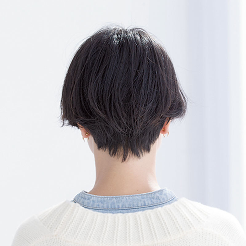 後ろから見た人気ヘアスタイル8位の髪型