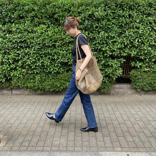 Tシャツ×デニムコーデ
