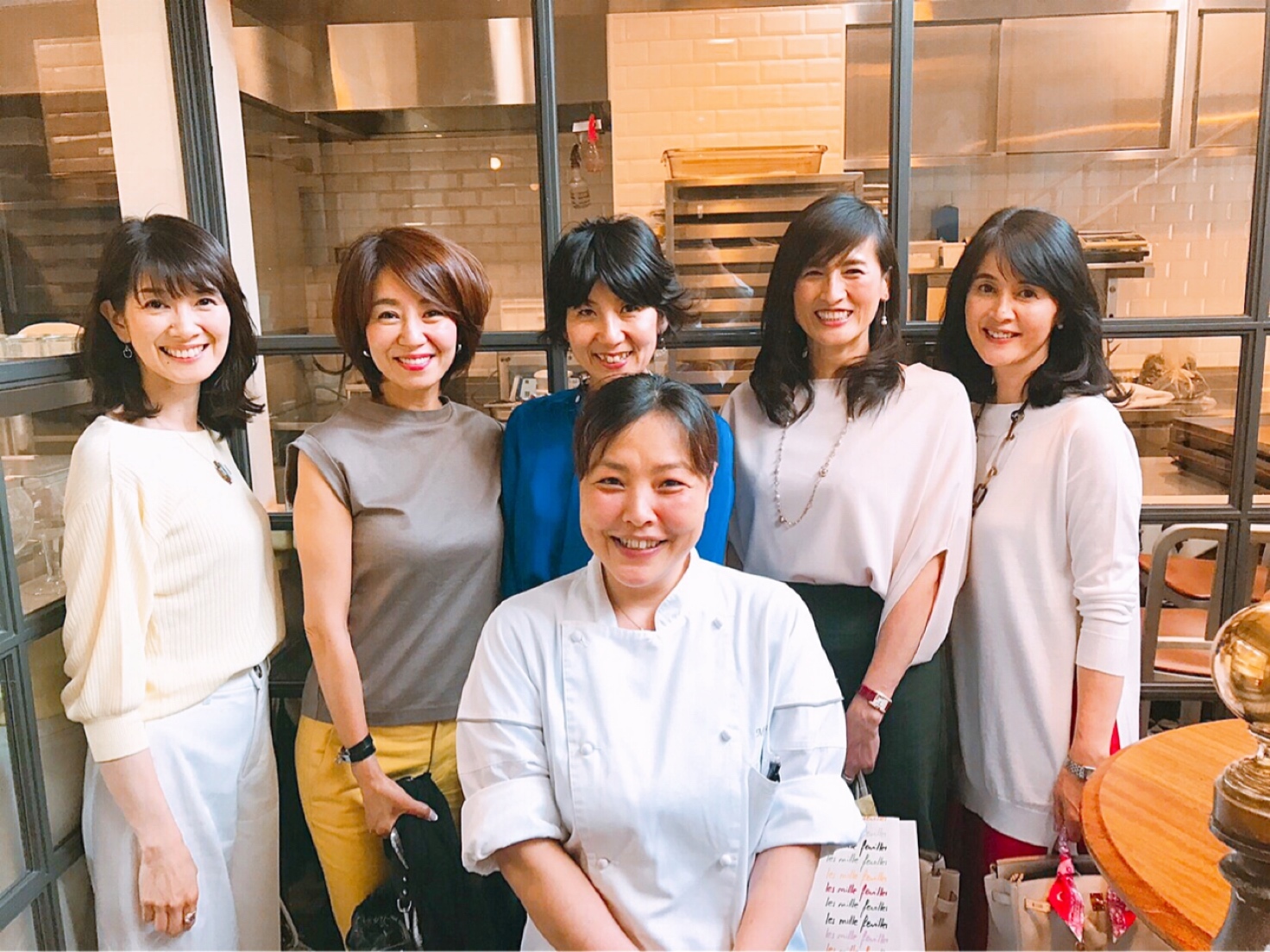 パティシエの田中さんと。笑顔の素敵な可愛らしい方でした🥰