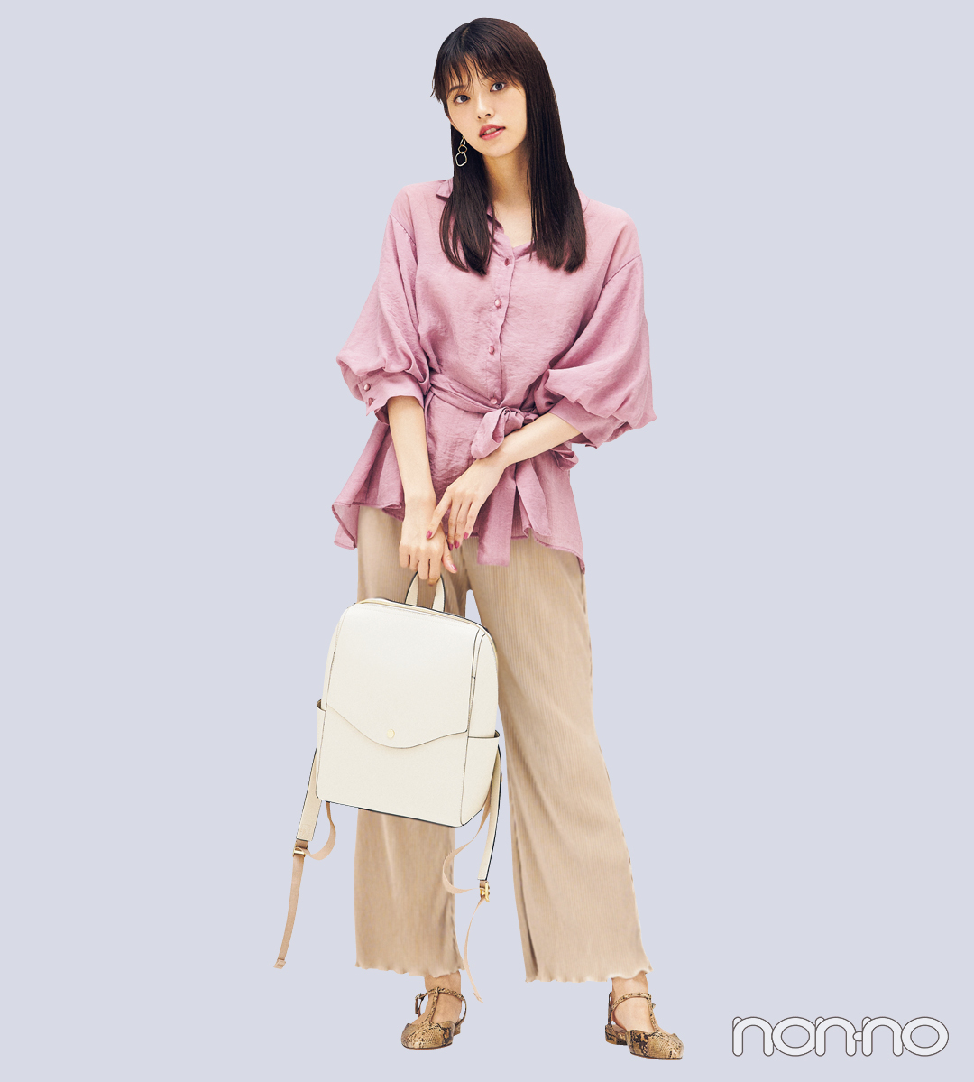 甘フェミニン派が毎日モテる「きれいめ白リュック」まとめ!_1_5