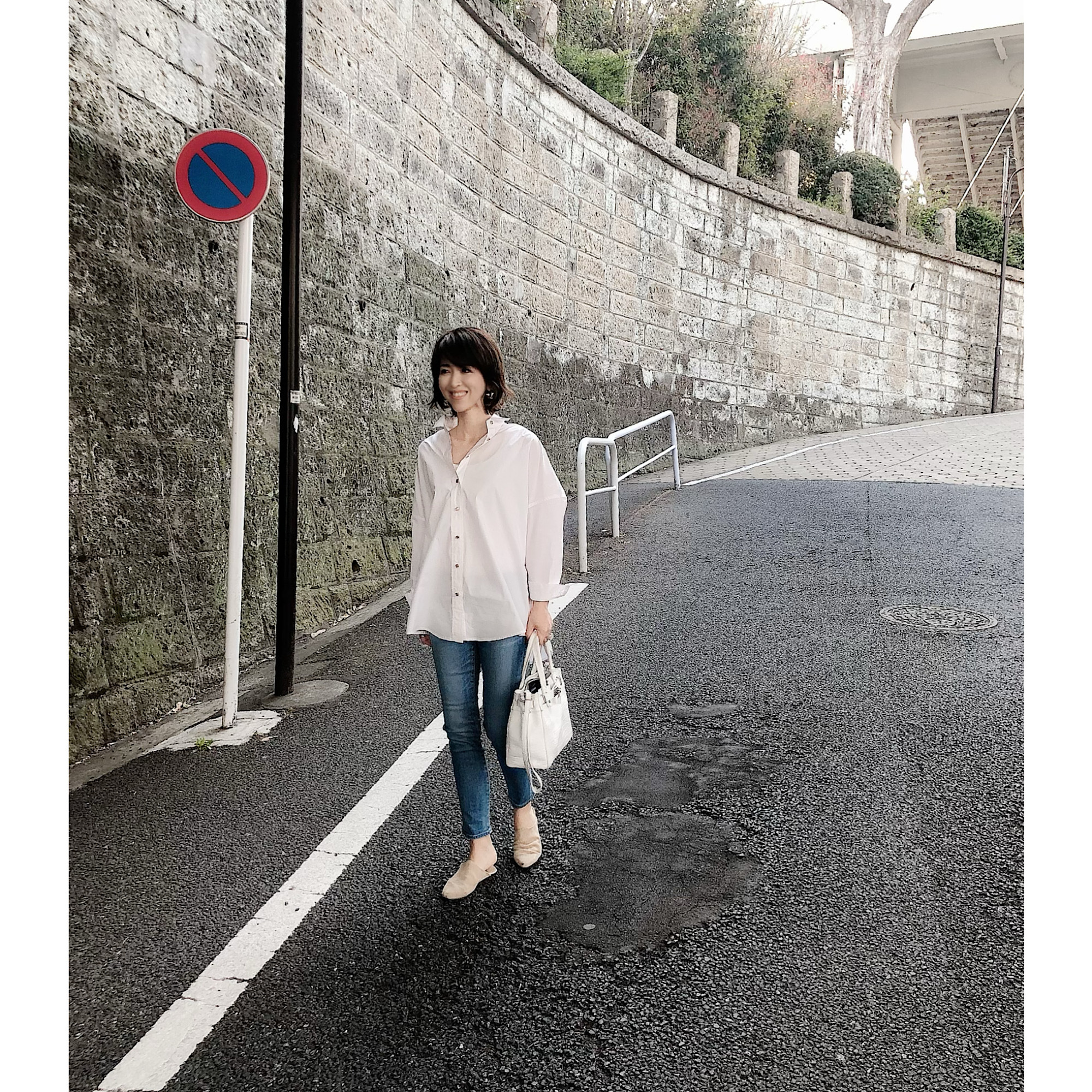 愛用の白シャツ Happy Plus ハピプラ