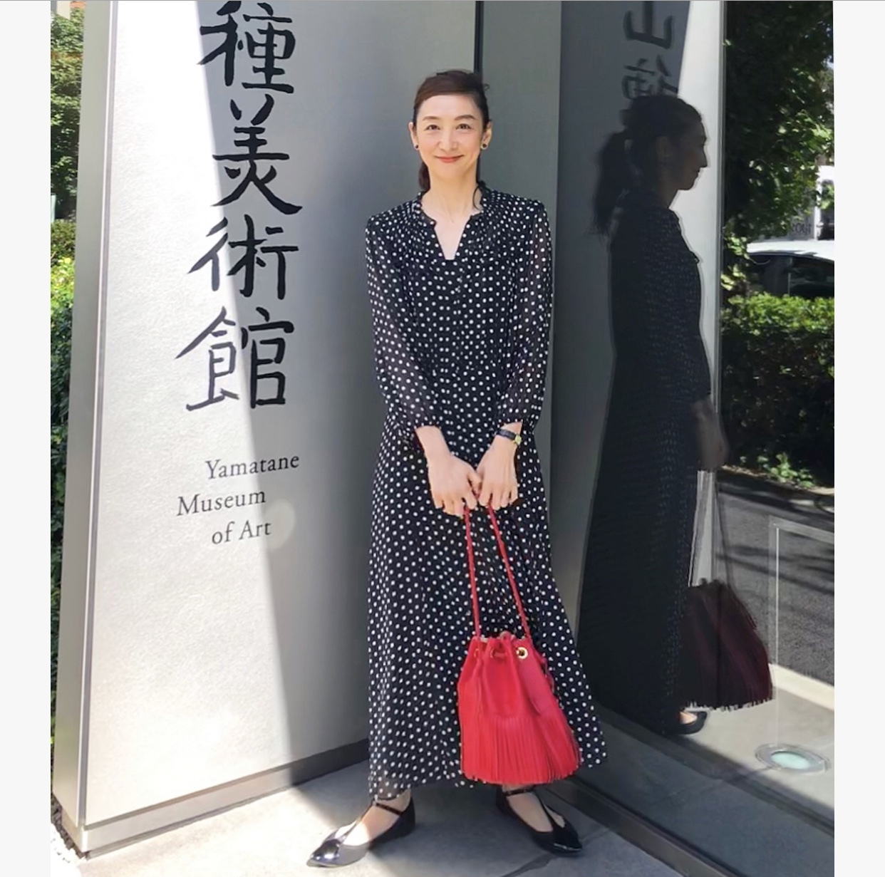 Zaraドットワンピで 山種美術館へ 華組 一色華菜子のブログ 華組ブログ Web Eclat
