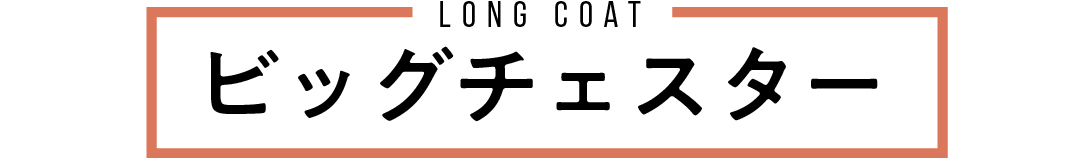 long coat ビッグチェスター