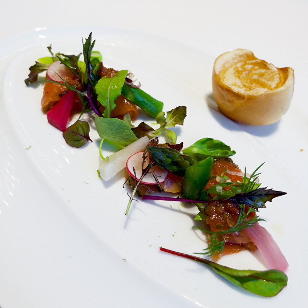 Blanc Rouge ブランルージュ 東京ステーションホテル アスパラ 桜鯛