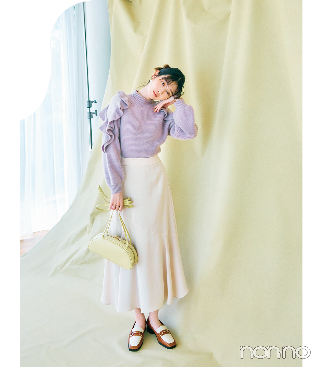 岡本夏美の映えるニット2-2