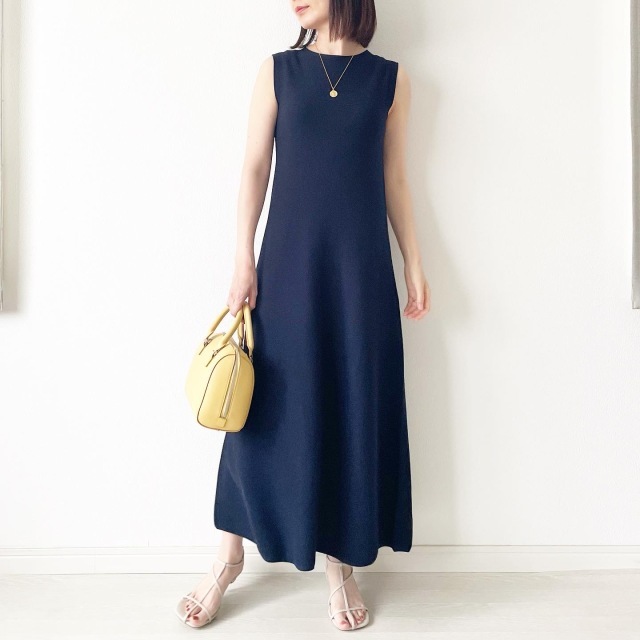 UNIQLO/3Dコットンフレアワンピース