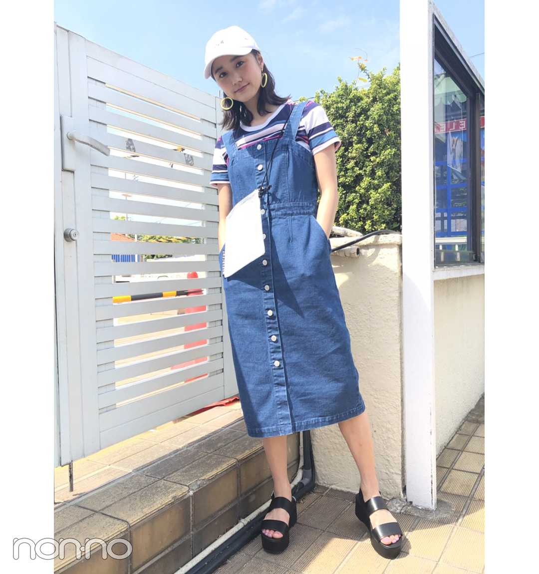 鈴木友菜は¨可愛げスポカジ¨で夏を満喫!【毎日コーデ】_1_1