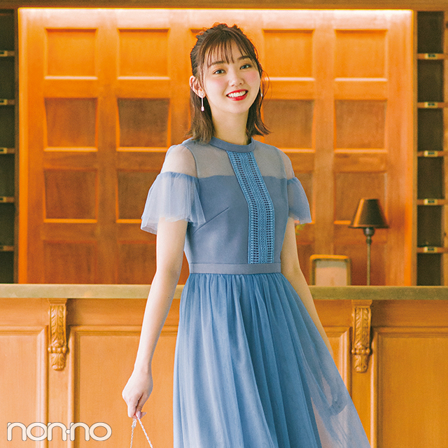成人式やお呼ばれのドレスはaimer エメ が大人可愛い Non No Web ファッション 美容 モデル情報を毎日お届け