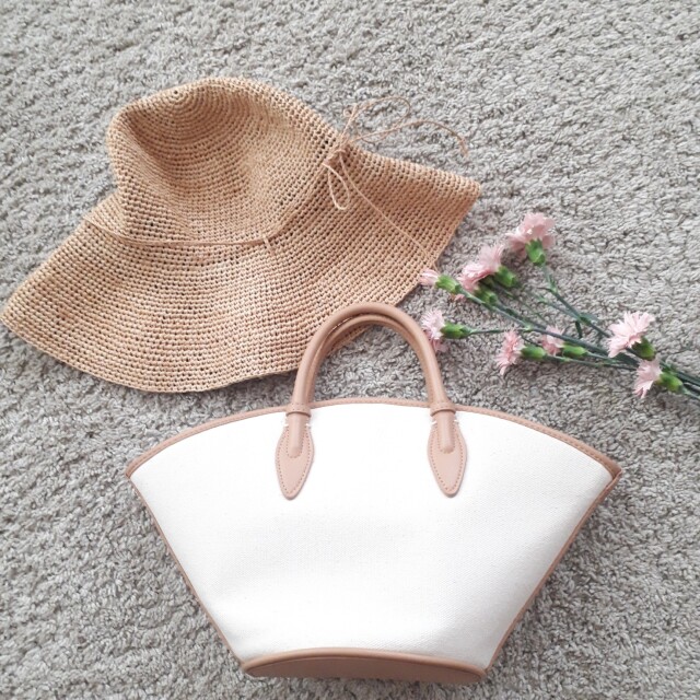 持ち運びにも便利 紫外線対策に 無印良品 ラフィアハット ファッション誌marisol マリソル Online 40代をもっとキレイに 女っぷり上々