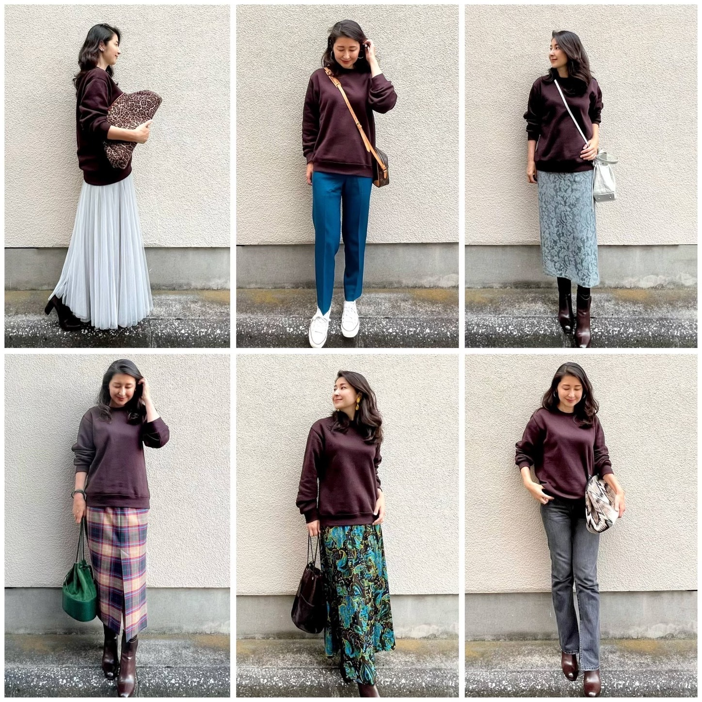 手抜きに見せない 大人のきれいめスウェットシャツコーディネート 華組 松ヶ崎由紀子のブログ 華組ブログ Web Eclat