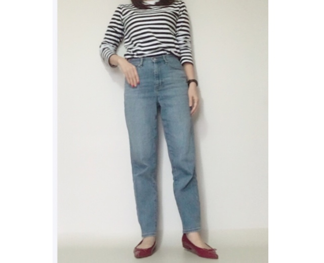 ハイライズストレートジーンズ ¥3990+税