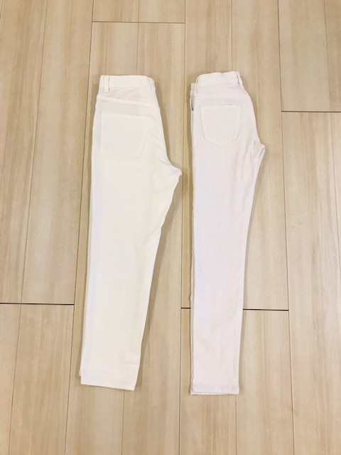左側GU、右がユニクロ