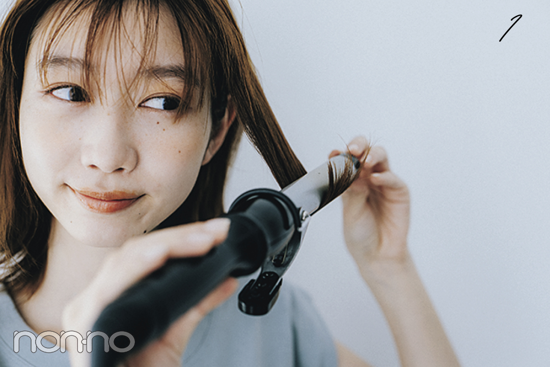 岡本夏美の「メタルコームアレンジ」のモデルカット3