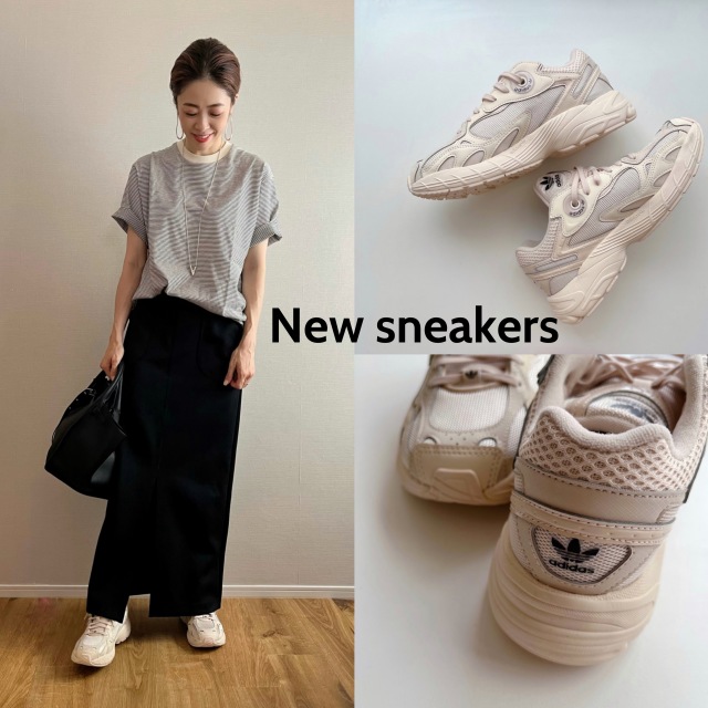 アディダス新型スニーカーASTIR】で始める秋支度 | ファッション誌 メーカー販売 アスター adidas スニーカー