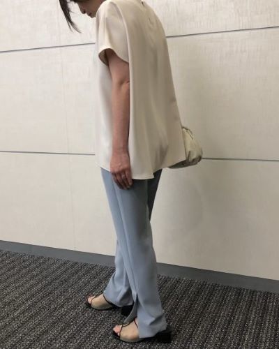 E by eclat コクーンブラウス ¥10,890
