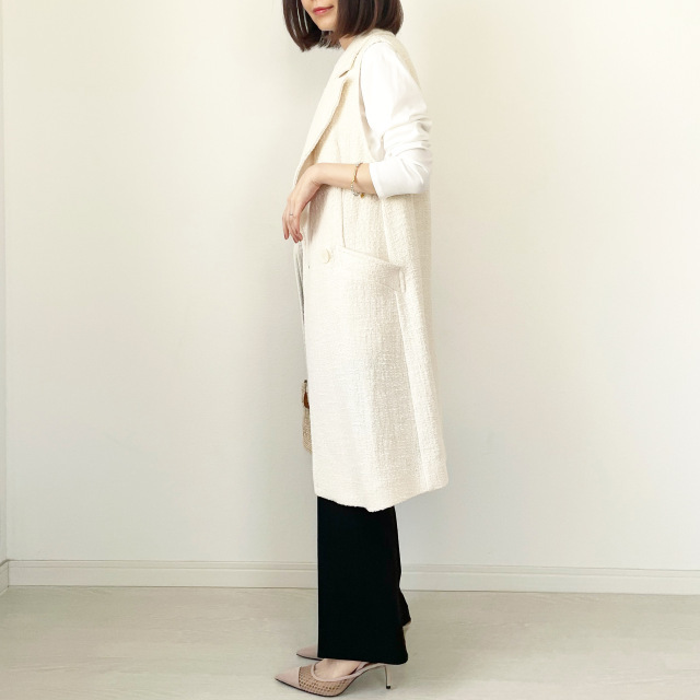 ZARAのバーズアイベスト