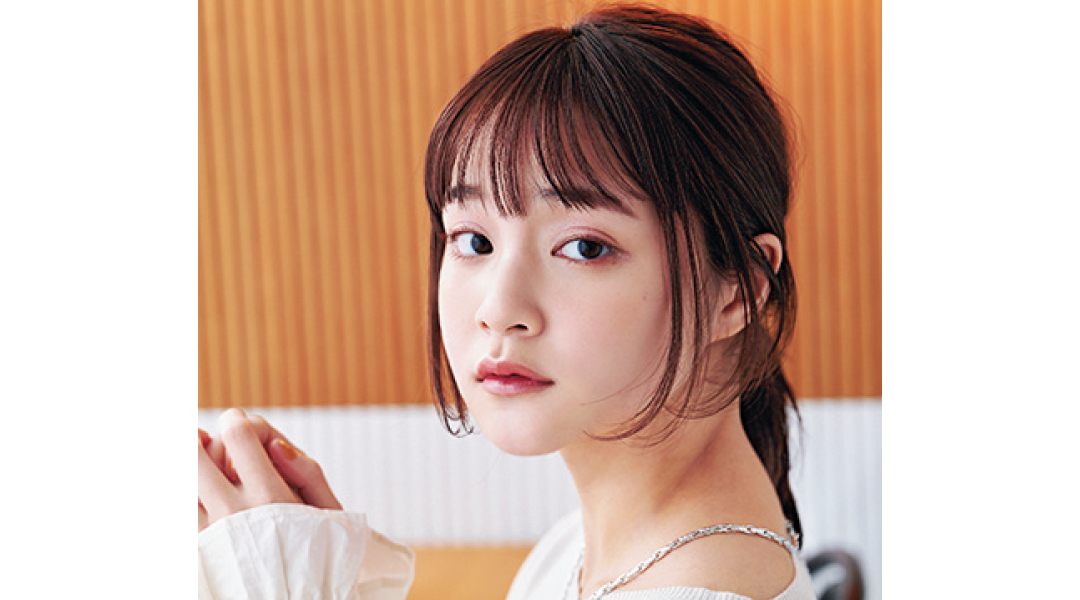 前髪アリ×巻かない派のアレンジ