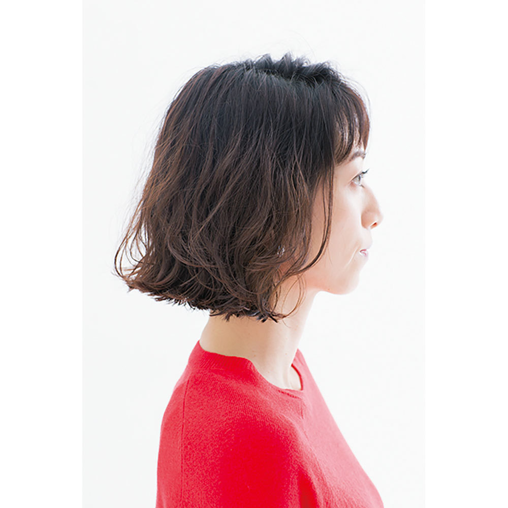 横から見た 人気ヘアスタイル3位の髪型