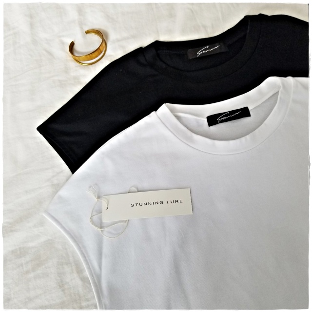 今年の白Tシャツはスタニングルアーのキャップスリーブに!_1_3