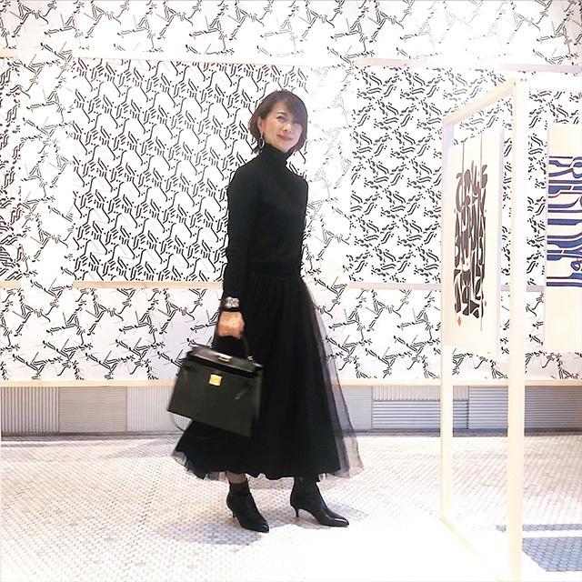 大人チュールスカート